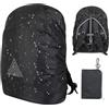 YUNCHONGuk Copri Zaino per Pioggia 15-75L,Coprizaino Impermeabile,Copertura Zaino Antipioggia con Fibbia Regolabile,Parapioggia per Zaino per Escursionismo,Campeggio,Viaggio,Ciclismo (M(40-50L)