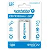 everActive PILA RECARGABLE EVERACTIVE NI-MH 6F22 9V 320 MAH PROFESSIONAL LINE