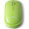 Nilox Mouse Wireless, Mouse Senza Fili con Selettore DPI, 10 Metri Copertura, Wireless Mouse con Sensore Ottico, Compatibile con Windows/Linux/Mac, Verde