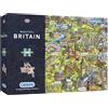 Gibsons Puzzle da 1000 pezzi, motivo: Gran Bretagna, GIBG7080