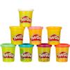 Play-Doh Hasbro Pack Rainbow, Idea Regalo per Bambini e Bambine da 2 Anni in su, Confezione da 8 Vasetti Arcobaleno Colori Assortiti, Pasta da Gioco Creativo Non Tossica