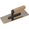 DEWEPRO® - Spatola per intonaco veneziano lucido, frattazzo per stucco, veneziana, trapezoidale, 240 x 95/75 mm, lama in acciaio inox con bordi arrotondati e levigati, spatola lisciante