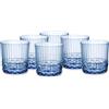 BORMIOLI ROCCO America '20s Blu Zaffiro confezione 6 bicchieri DOF 37 cl Ø cm 8,8x9,2 h