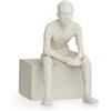 HAK Kähler Kähler The Reflective H14 cm Personaggio Scultura non smaltato, bianco