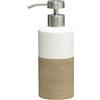 Sealskin Doppio Distributore di Sapone, Porcellana, Sabbia, 6.7 x 8.5 x 18 cm