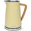 NEDIS Bollitore elettrico - 1,7 l - Soft Touch - Giallo - Rotazione di 360 gradi - Elemento riscaldante nascosto - Strix Controller - Boil-dry protection