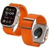 Spigen Lite Fit Ultra Cinturino Compatibile con Apple Watch per Apple Watch Ultra 2/Ultra 49mm, Series 9/8/7 45mm, Series SE2/6/SE/5/4 44mm e Series 3/2/1 42mm - Arancione