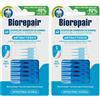 Biorepair® Scovolini Monouso in Gomma Spazi Ristretti 2x40 pz Spazzolino da denti