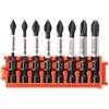 BOSCH CCSPHV208 - Set assortito di 8 punte Phillips da 5,1 cm con clip per sistema personalizzato