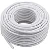 DEBFLEX Bobinot de câble - Bobina de fils électrique - Câble électrique - Couronne de câble - Bobinot de 25 mètres de Cable Télé 17 Vatc - Blanc - 225341 Debflex