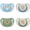 Chicco PhysioForma Succhietto Air Blu, Ciuccio 2-6 Mesi, Tettarella in Silicone, Anatomico e Funzionale, Supporta la Respirazione Fisiologica, Blu, Bimbo, 4 Pezzi