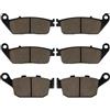 SOLLON Pastiglie freno anteriore e posteriore per Kawasak Z 800 Z800 Z800E CDS/CEF/CFF/CGF 2013 2014 2015 2016, Versys 650 KLE650 2015