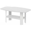 Furinno Design Semplice Tavolino, Engineered Wood, Bianco, 54.86 (D) x 90.17 (W) x 41.28 (H) cm
