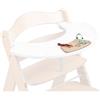 hauck Puzzle Bambini per Vassoio Play Tray Alpha+, Beta+ e Arketa - Puzzle Legno Bambini con Formine in Silicone, da 10 Mesi - Da Agganciare Anche al Passeggino e Ovetto - Tartaruga e Fiore