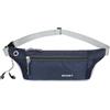 CCAIPU Marsupio Sportivo per Uomo e Donna, Marsupio Escursionistico Cintura Regolabile con Foro per Cuffie Marsupio Leggero Impermeabile per Sport Viaggi Outdoor Campeggio (Blu)