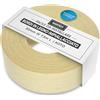 WoodPress® Bordatura termoadesiva in vero legno di Koto da 30 mm - Rotolo da 7,5 m - Nastro in legno preincollato per una facile applicazione fai da te - coprirà il bordo di un pannello MDF standard