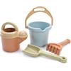 Dantoy Bio-Toy Bucket And Spade 4 Piece Playset, Eco-Conscious Toys Made from Sugarcane