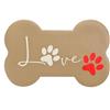 emmevi Tappeto Sottociotola 38x60 Pvc Impermeabile Antiscivolo Tappetino Sotto Ciotola Cane Gatto Dis_(C)