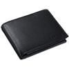 ROYALZ Portafoglio in pelle per uomo Etui con protezione RFID - custodia compatta in formato orizzontale in design vintage, Colore:Nero