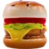 Dekohelden24 Salvadanaio in ceramica come hamburger - Cheeseburger - Salvadanaio per hamburger - Salving Box - Dimensioni (L x P x A): ca. 10 x 10 x 10 cm