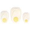 Vaessen Creative Set di 3 fustelle a forma di cerchio, fino a 250 g/m², per fai da te con carta e scrapbooking