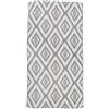 Bersuse 100% Cotone - Zipolite - Asciugamano Turco Fouta Telo Mare e Bagno -Grigio Argento