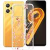 ZXLZKQ Custodia per Realme 9 RMX3521 (6.40), Morbido TPU Bumper Antiurto Case Custodie, Ultra Sottile Clear Silicone Anti-Graffio Protettiva Cover per Realme 9 RMX3521 - WM73