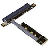 ADT-Link M.2 NVMe a PCIe 16x Riser X11050ti 1060ti 1080ti RX580 estensione per scheda grafica M2 x16 PCI-e per PC Mining Bitcoin BTC (25 cm)