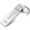 Zoocase Chiavetta USB 64 GB Metallo Pen Drive USB 2.0 Impermeabile Pendrive 64GB Penna USB con Portachiavi per PC/Tablet