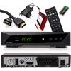 Opticum AX SBOX HD HDTV ricevitore satellitare digitale conveniente (DVB-S/S2, SAT, HDMI, SCART, USB 2.0, Full HD 1080p, 12 V, lettore multimediale) [preprogrammato per Astra Hotbird] - Nero