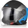 ORIGINE Casco Moto Jet Bluetooth Omologato ECE con Doppia Visiera
