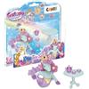 GALUPY Mermaid Tea Set giocattoli per bambini dai 3 anni in su, unicorni da collezione con accessori, include una figura di sirena