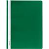 Herlitz 975433 Cartelline A4 PP con copertina trasparente, 10 pezzi, rosso A4 verde