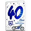 Afie 69-2131 Biglietto Compleanno 40 anni Uomo - Moto Route 66 USA United States of America Stati Uniti America America Stelle