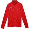 PUMA teamRISE Training Poly Jacket, Giacca sportiva Unisex - Bambini e ragazzi, Peacoat/White, 176