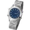 VSONE Orologio parlante in spagnolo per Invidenti o Anziani, Quadrante blu, Braccialetto espandibile Viy-bluts-026a, Uomo con disabilità visive