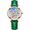 RORIOS Orologio Uomo Impermeabile Automatico Meccanico Orologio Cinturino in Pelle Tourbillon Orologio da Donna Moda Orologio per Donna