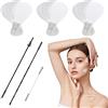 GOSHIES 120 pezzi Face Lifting Tape Face Lift Patch Face Lift Tape Visibile Forma A V Face Lift Patch Lift Face Lifting Patch