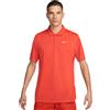 Nike Polo da tennis da uomo Nike Court Dri-Fit Solid Polo - Marrone