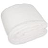 Tata Home Coperta Pile Plaid Divano Pesante e Caldo con Retro Sherpa da 460 gr/mq Tinta Unita con Cuori Letto Culla 127x152 cm Dis. Kiki Panna