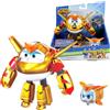Super Wings EU770441 - Golden Boy & Pet trasformabile, figura trasformabile alta circa 12 cm con pet alto circa 4,3 cm, per bambini a partire dai 3 anni di età