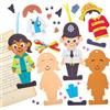 Baker Ross FN058 Kit di segnalibri Everyday Hero - Confezione da 6, kit per la Giornata Mondiale del Libro, creazione di segnalibri per bambini