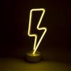 Mopec NM2 - Segnale al neon fulmine 30 cm, giallo
