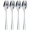 Master Class MasterClass Set di forchette da buffet in acciaio inox, 4 pezzi, forchetta coltello e cucchiaio in un unico utensile, finitura lucida a specchio, argento