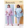 BUTTERICK B6978AA - Mantello, top e pantaloni da donna, taglie dalla 40 alla 46