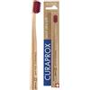Curaprox Wood Ultra Soft Spazzolino, Rosso, Swiss Made