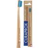 Curaprox Wood Ultra Soft Spazzolino, Blu, Swiss Made