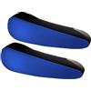FH GROUP - Copribracciolo in Tessuto Piatto Semi-Universale, Una Coppia, Blu