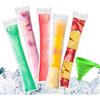 XSEXO Sacchetti per muffe Ice Popsicle, 100 pezzi Sacchetto per ghiaccioli Senza BPA Sacchetto per ghiaccioli con imbuto, utilizzato per yogurt, caramelle rock, gelato party
