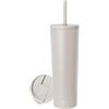 Simple Modern Tazza Termica da Viaggio con Cannuccia e Coperchio | Bicchiere Termico in Acciaio inossidabile Isolato | Regali per Donne | Classic | 830ml | Almond Birch